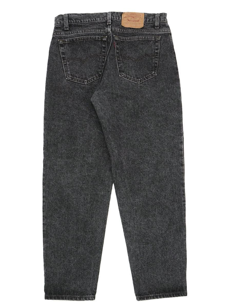 90's Levi's 550 先染め ブラックデニムパンツ 表記(34x30) USA製