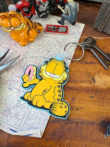 ガーフィールド フィギュア 12体・ドアノブカバー・キーホルダーセット