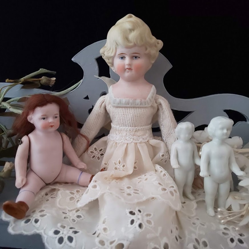 ビスク ヘッド ドール チャイナヘッド パリアン 凝ったモールド