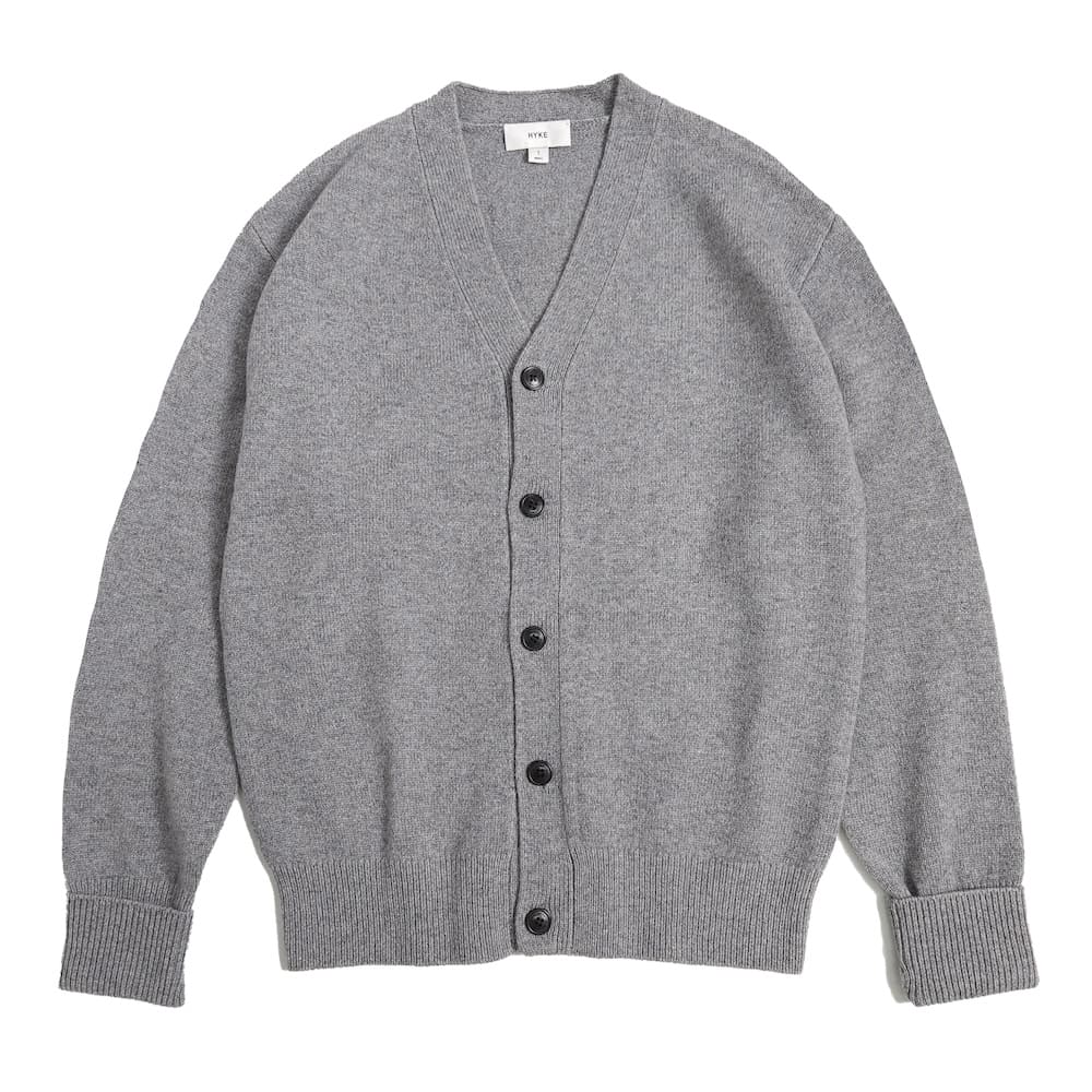 HYKE(ハイク) LAMBSWOOL CARDIGAN - COLDBECK ONLINE（コールベック