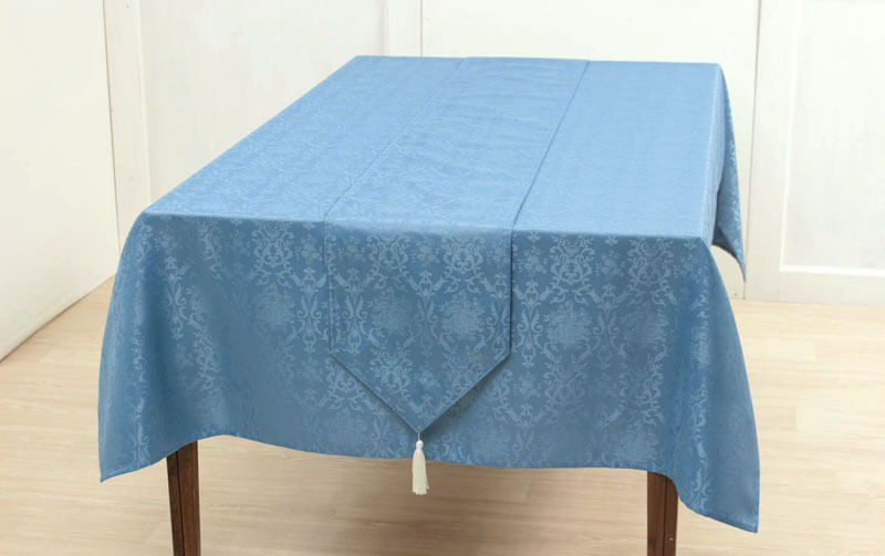 damask elegance 撥水ジャカード織 テーブルランナー 約30×230cm