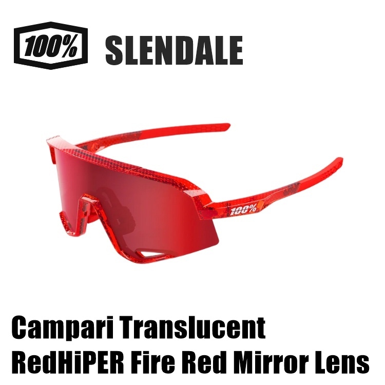 100% ワンハンドレッド SLENDALE Campari Translucent RedHiPER Fire