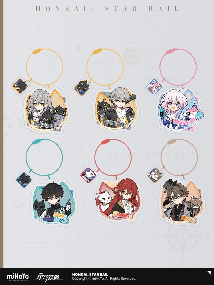 崩壊：スターレイル ちびネコシリーズ アクリルキーホルダー 12月仮