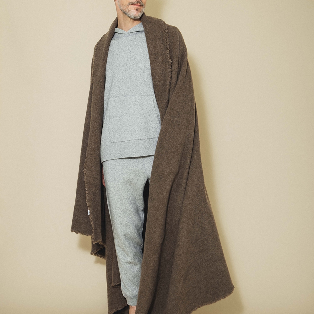 カシミヤ100％ 手仕上げブランケット | Blanket | FUKAKINET