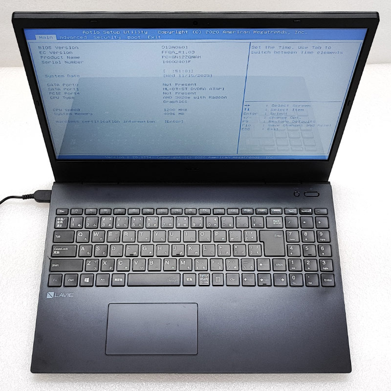 ジャンク品 NEC LaVie PC-GN12ZQNAH ジャンクPC ジャンクパソコン 保証