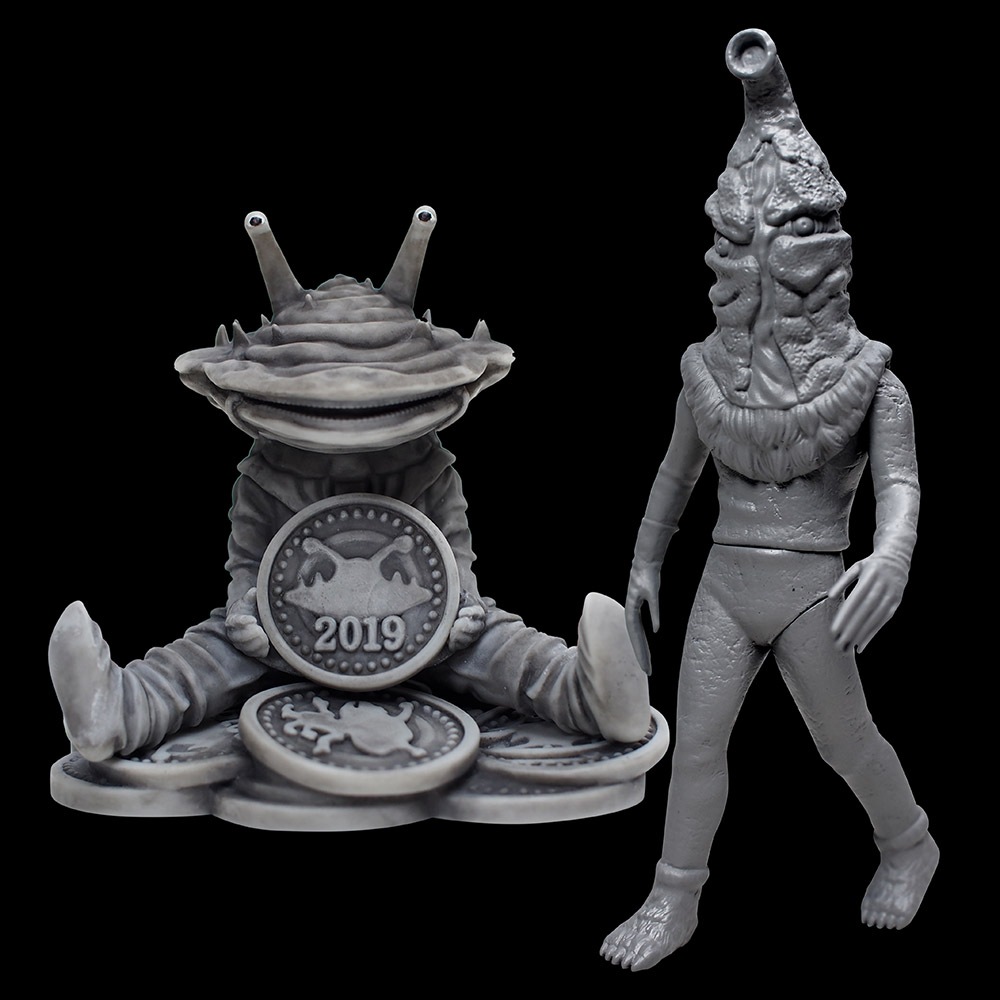 ソフビ】【CCP】ミドルサイズシリーズ カネゴン レトロカラー ブラウン