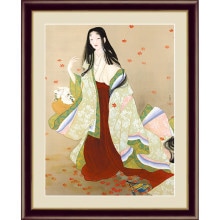 上村松園『新蛍』掛軸 : アートの友社 上村松園『新蛍』掛軸 112482