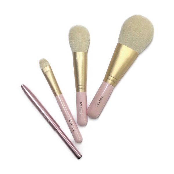 PR-S-4】Puritto 熊野筆4本セット｜化粧筆,化粧筆セット｜【晃祐堂