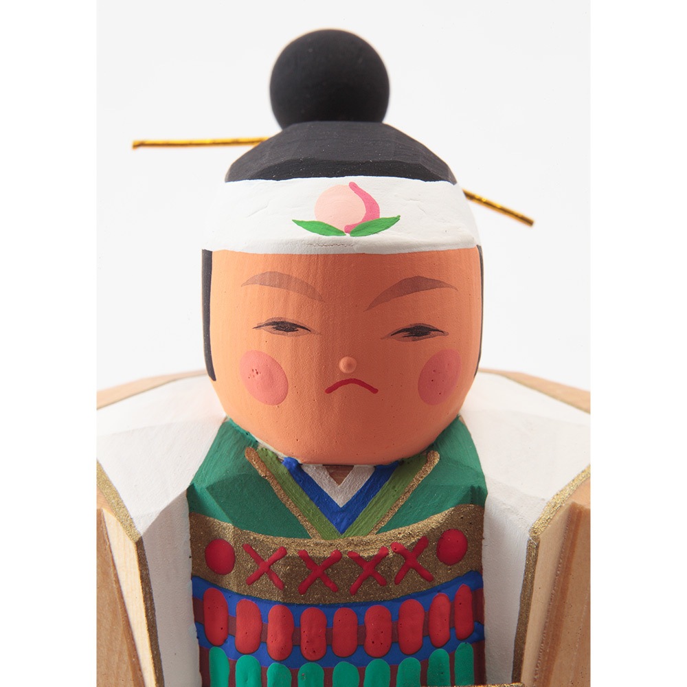 南雲作 伊予一刀彫 桃太郎 出陣 3G-H1 | つるし・名前旗・小物など