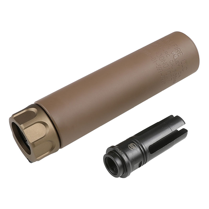 Airsoft Artisan SFタイプ SOCOM556-RCサプレッサー/4-Prongフラッシュ