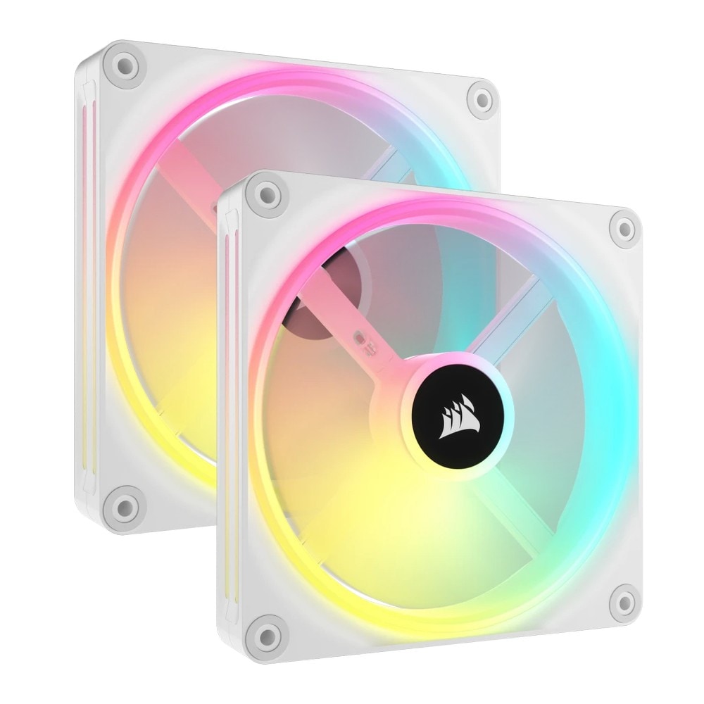 CORSAIR iCUE LINK QX140 RGB WHITE Starter Kit (ファン2個セット