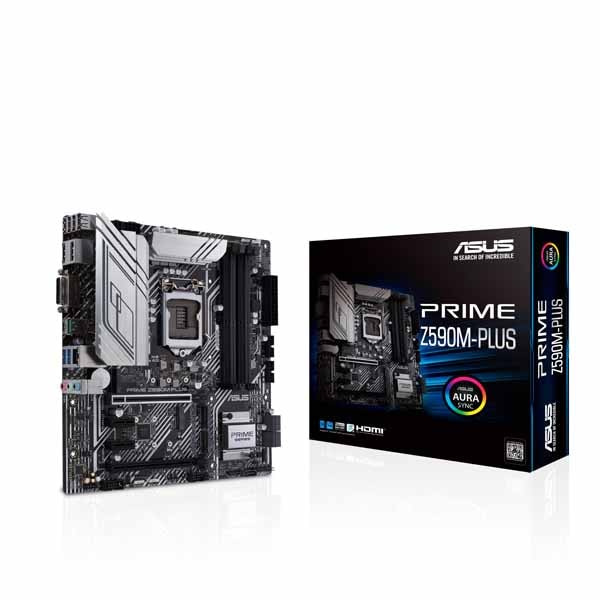ASUS PRIME Z590M-PLUS LGA1200 マイクロATXマザーボード｜PRIME/Z590M