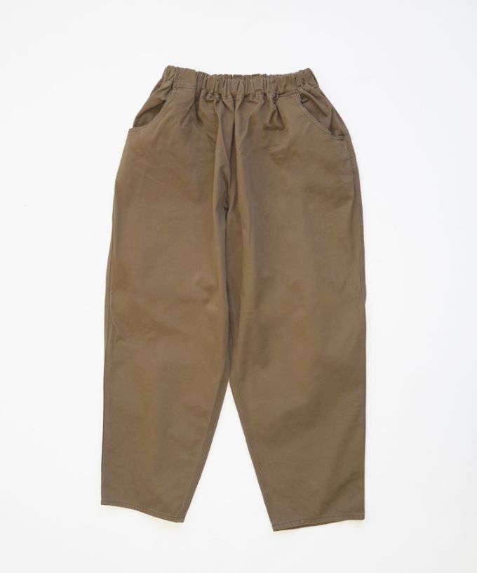 黒/キャメル】マオパンツロングチノ 定番バックポケットパンツ（ロング