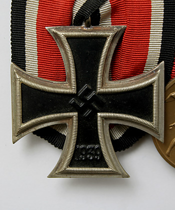 WWII ドイツ陸軍(WH)、メダルバー2連/実物・極上