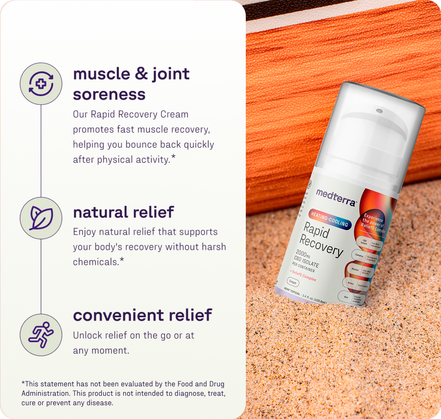 Heating-Cooling Rapid Recovery CBD Cream – Medterra