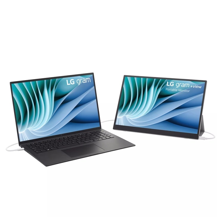 16” LG gram +view IPS Portable Monitor - 16MR70.ASDU1 | LG USA