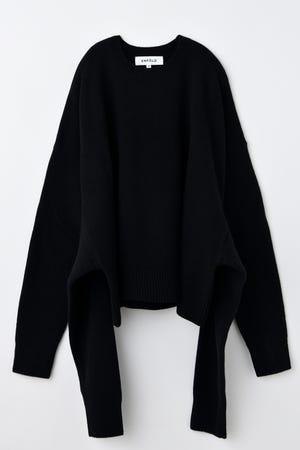 SWELL-HEM PULLOVER｜38｜BLK｜CUT AND SEWN｜ENFÖLD OFFICIAL ONLINE