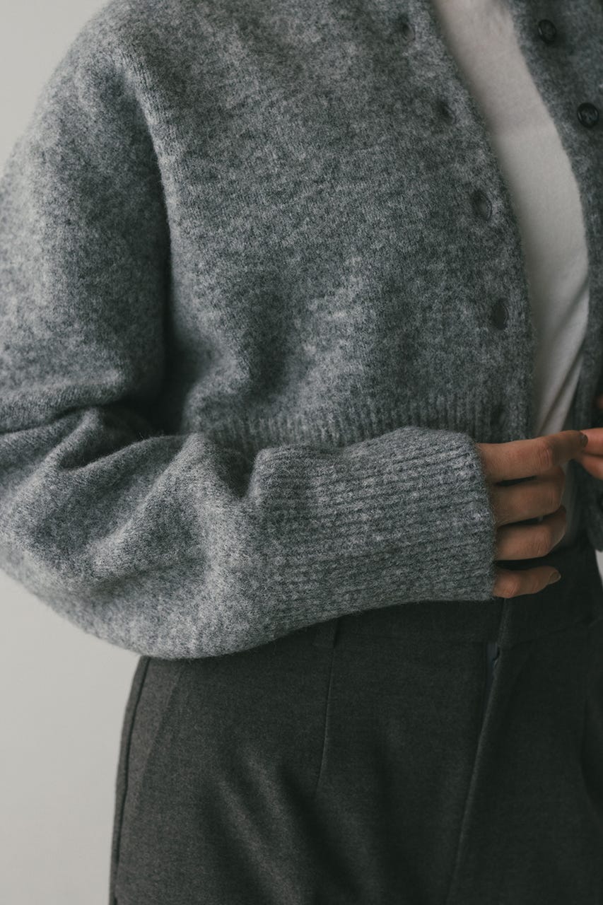 STYLEMIXER | クロップドニットカーディガン (カーディガン ) |SHEL