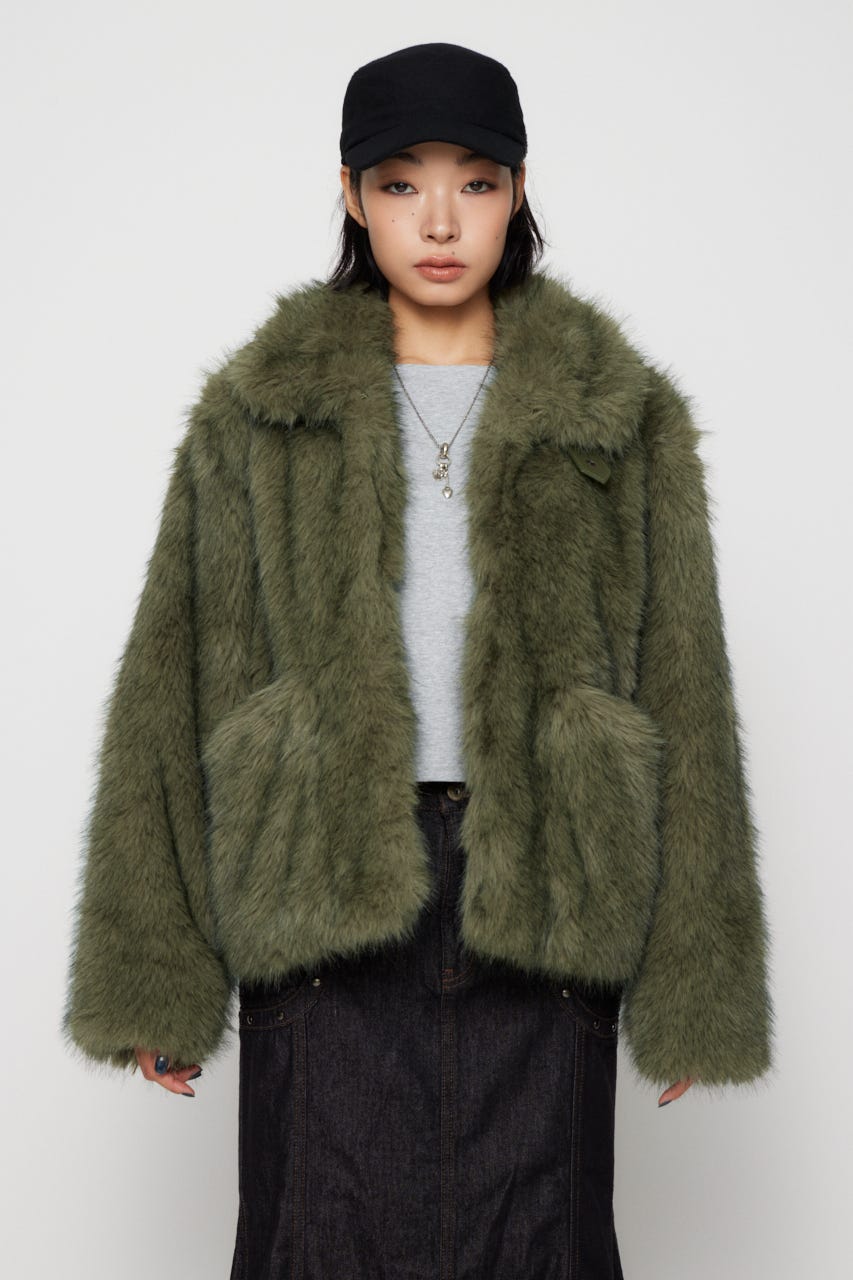 LAGUA GEM | POCKET POINT FAUX FUR コート (コート ) |SHEL'TTER WEBSTORE