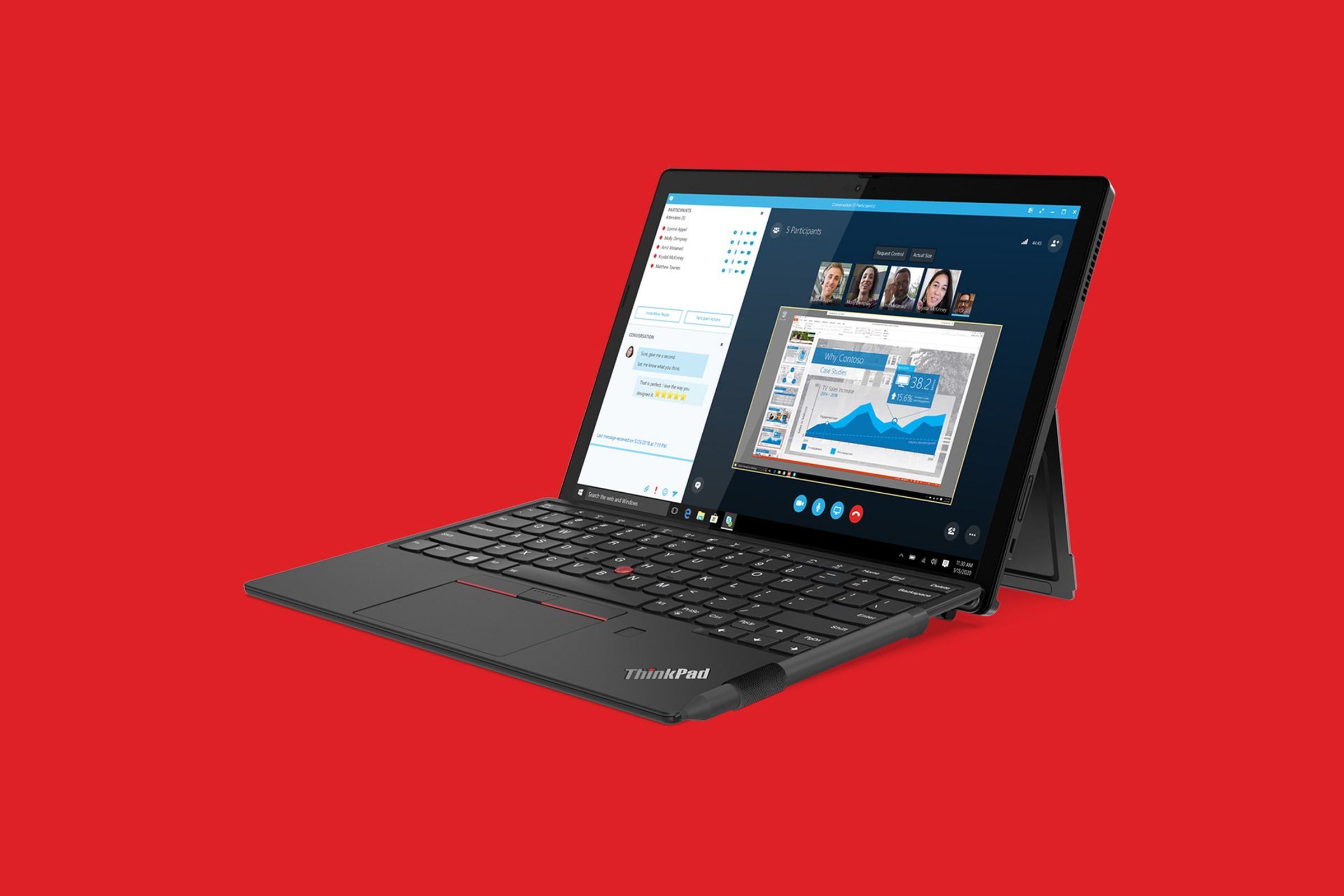 レノボの「ThinkPad X12 Detachable」は、“Surfaceスタイル”のPCとして