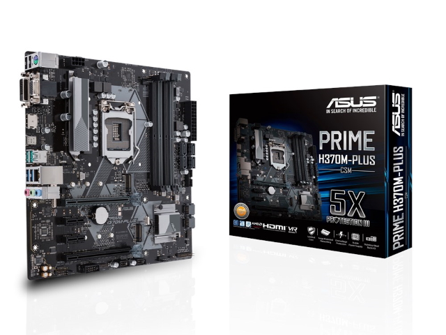 ASUS PRIME H370M-PLUS/CSM インテル 300シリーズ LGA1151対応 intel