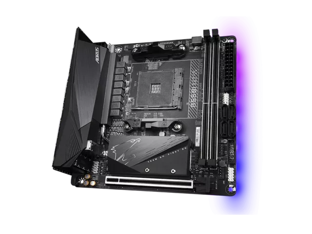 GIGABYTE B550I AORUS PRO AX AMD 500シリーズ Socket AM4対応 AMD