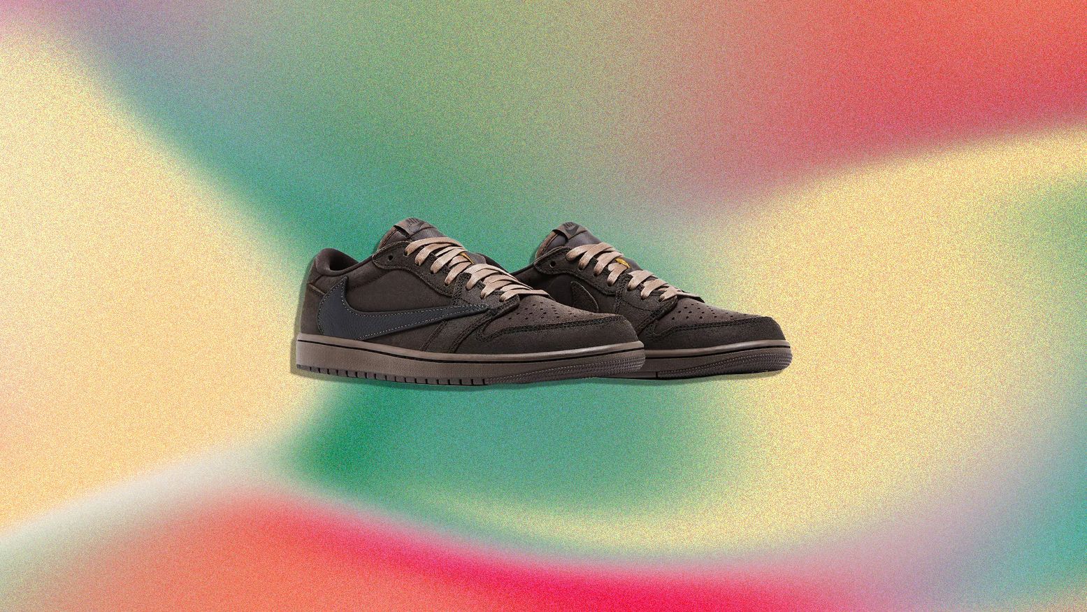 トラヴィス・スコットの「エア ジョーダン 1 LOW “Velvet Brown”」は