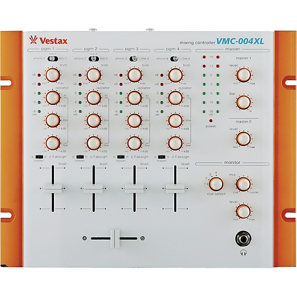 Vestax VMC-004FX DJミキサー ホワイト Vestax VMC-004FX DJミキサー