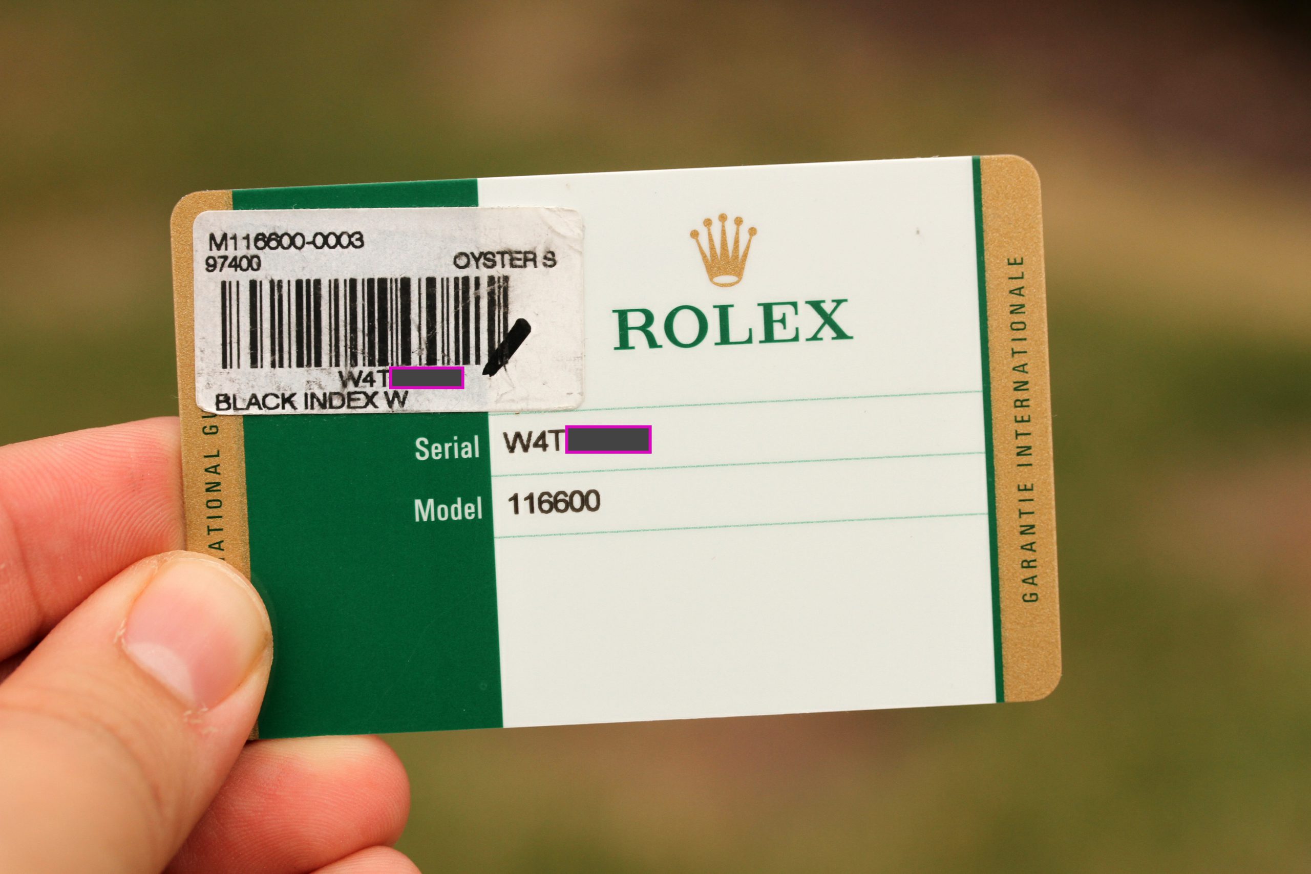 2015 Rolex Sea-Dweller ref. 116600 “SD4K, 40mm Box & Papers