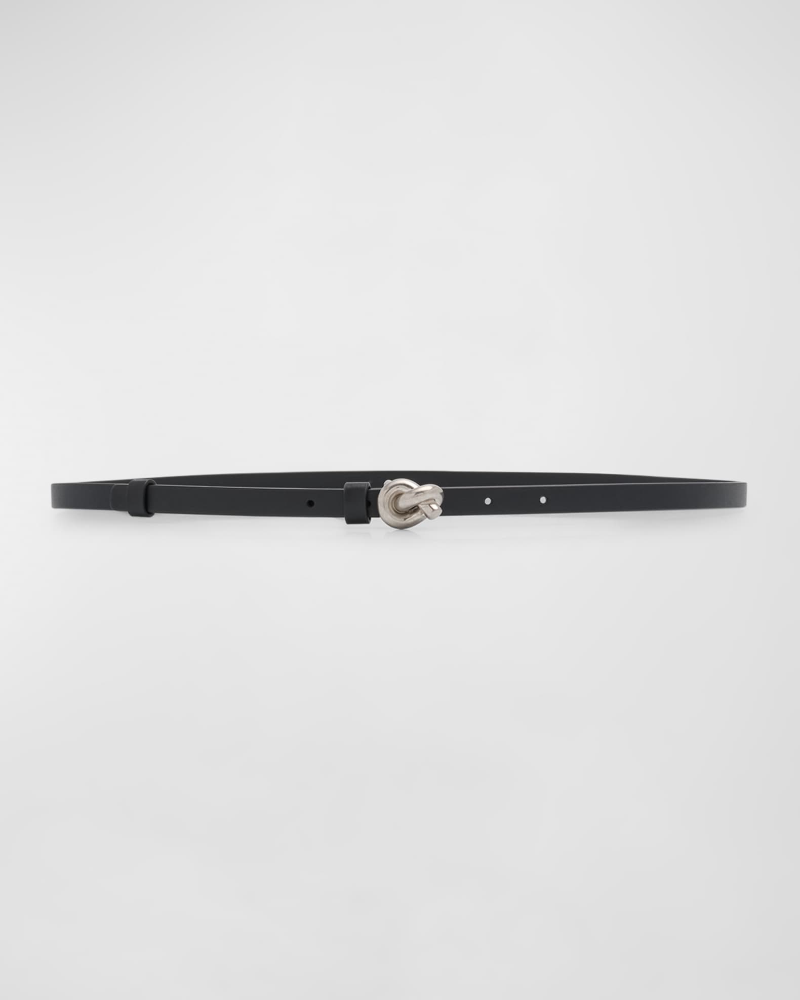 Bottega Veneta Knot Buckle Leather Belt | Neiman Marcus