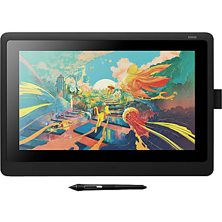 Wacom Cintiq 16 Pen Display Graphics Tablet 15.6 LCD 13.60 x7.60