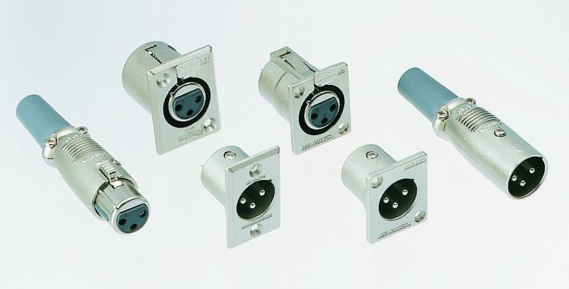 ITT Cannon XLRコネクタ 4極 ペンタイプナイフ ケーブル メス 133 V ac