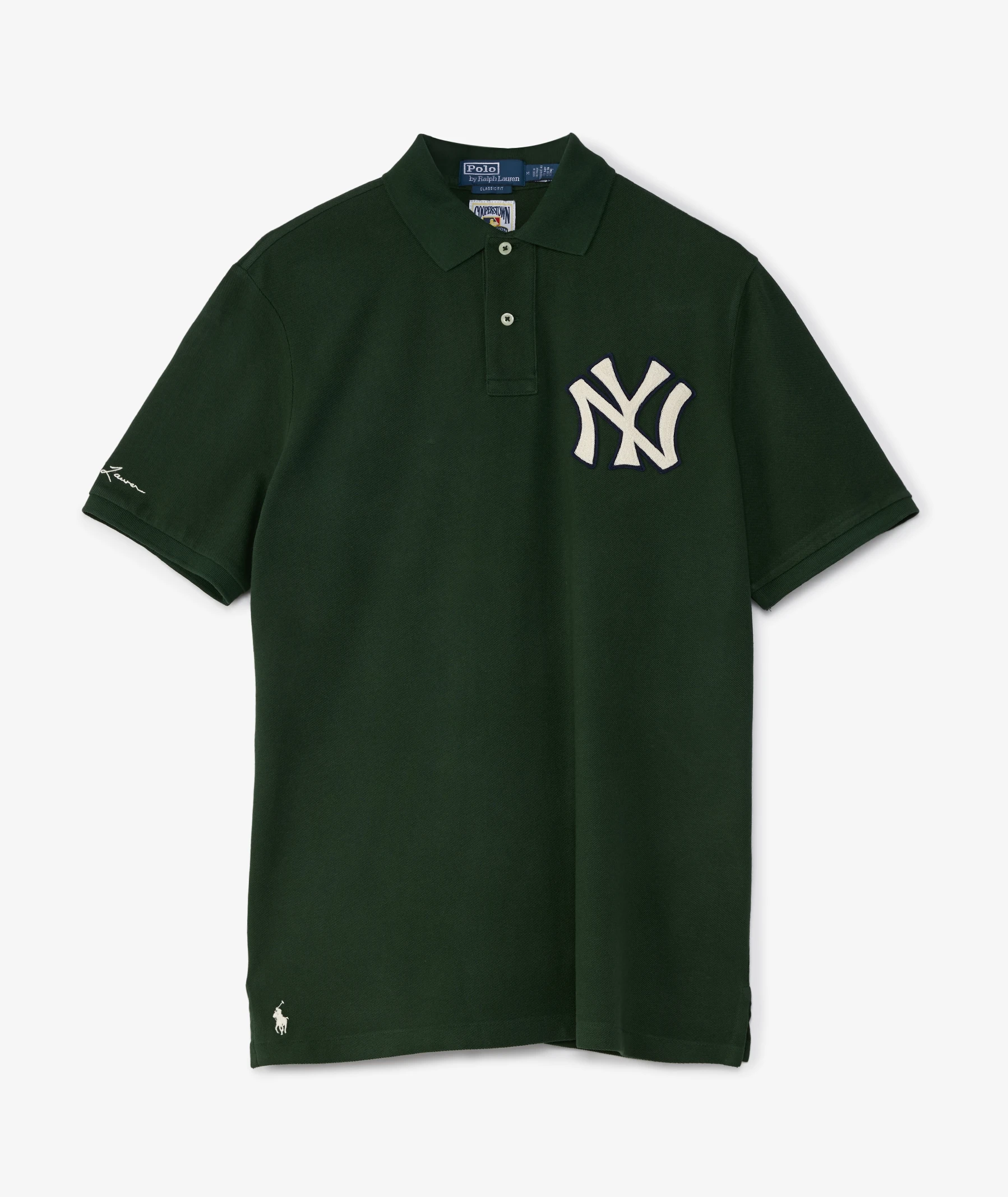 Polo Ralph Lauren 20/1 Polo Shirt x Yankees in Green | SVD USA