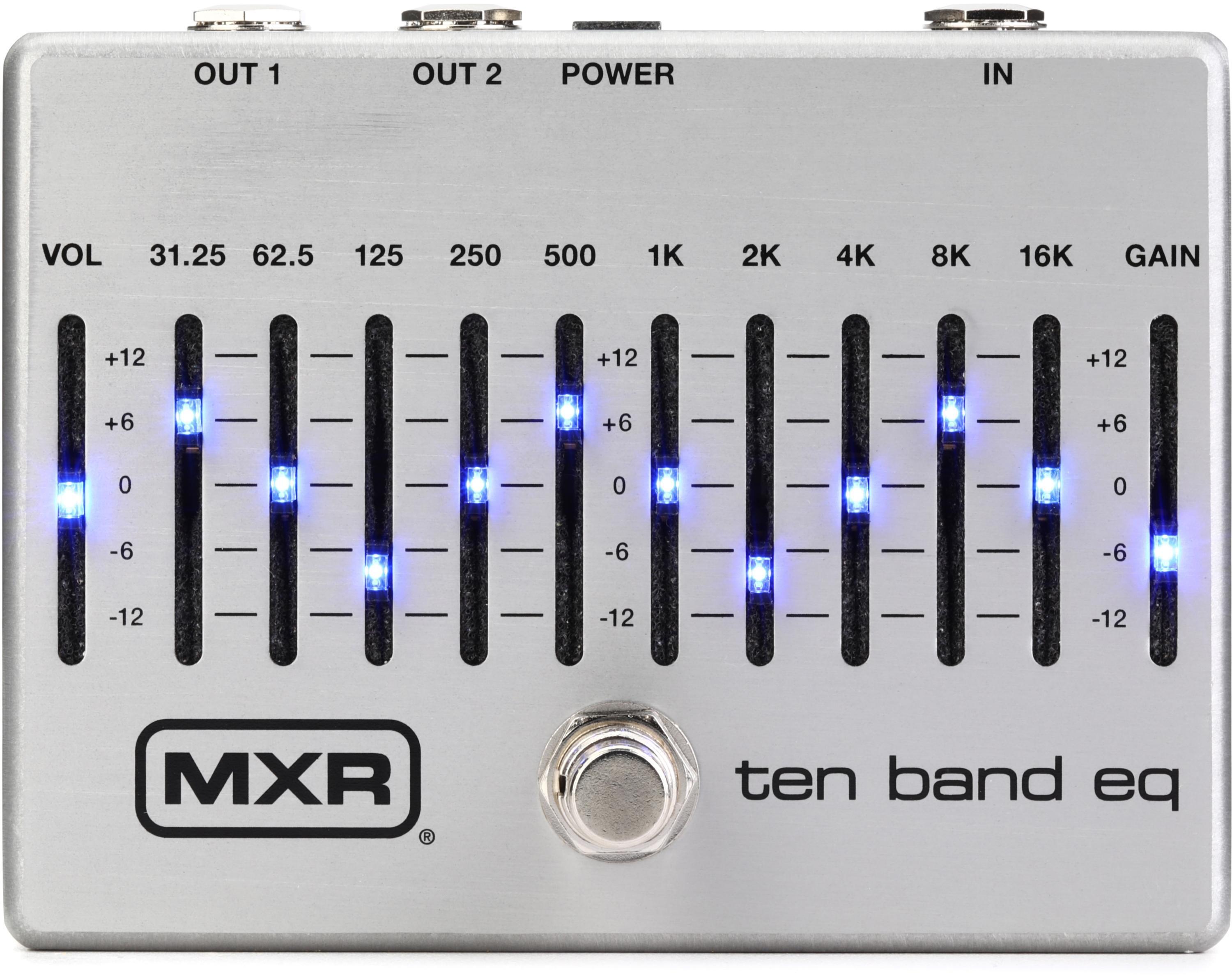 MXR M108S Ten Band EQ Pedal | Sweetwater