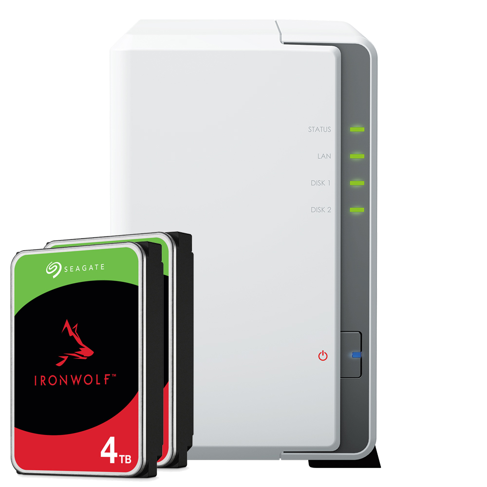 Synology DS223j 8TB Seagate IronWolf NAS-Bundle - NAS online