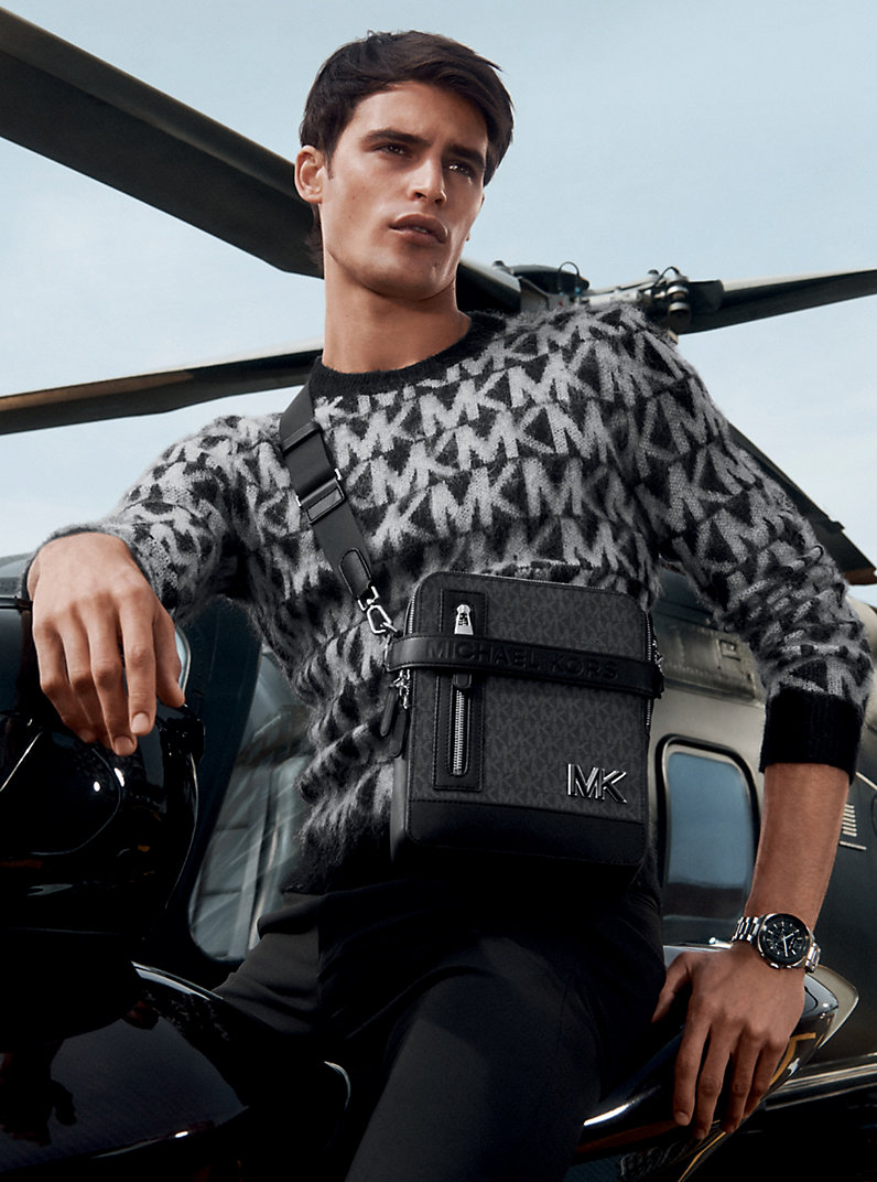 Brushed Logo Jacquard Sweater | Michael Kors Canada [CA]