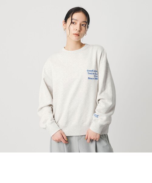 コットン裏毛 ロゴスウェット プルオーバー｜ビューティー＆ユース
