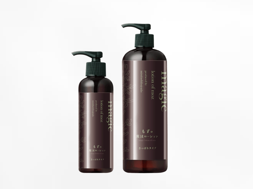 LOTION OF MAGIC MOZ（もずの魔法ローション）｜水橋保寿堂製薬