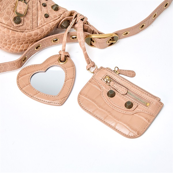 BALENCIAGA ルカゴール XS ショルダーバッグ 671309 ベージュ ゴールド