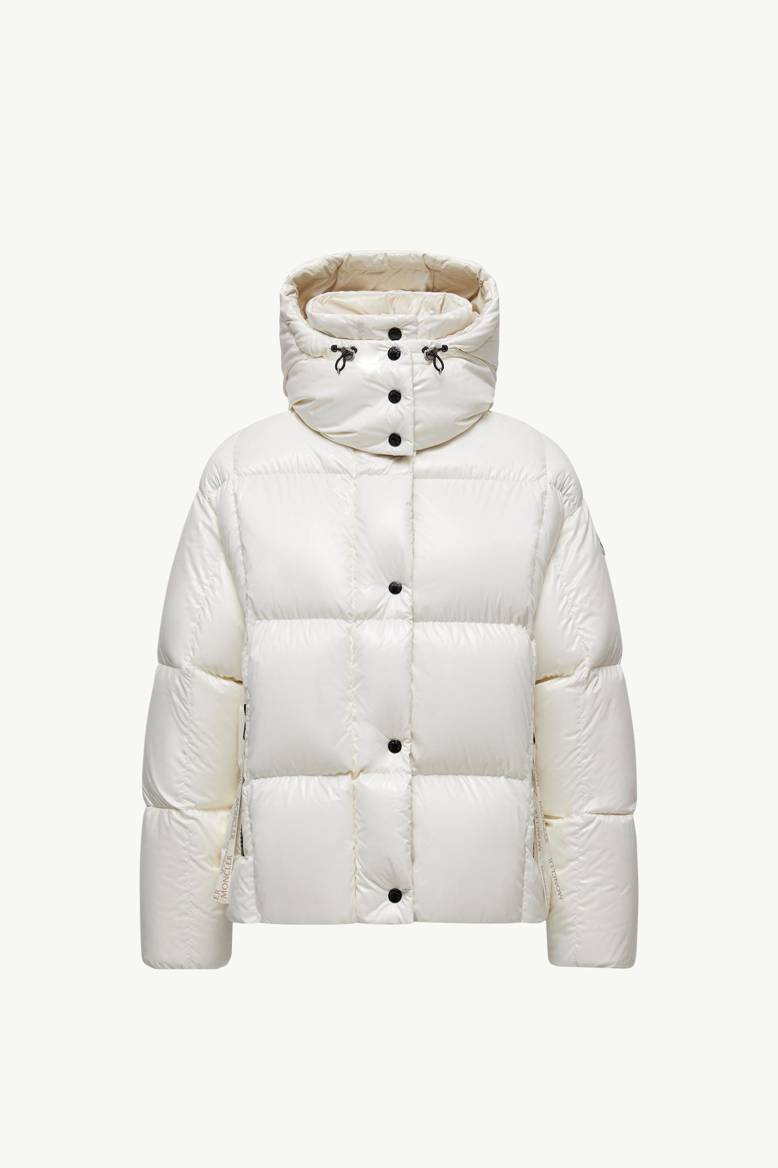 White Parana Hooded Short Down Jacket - Short Down Jackets for