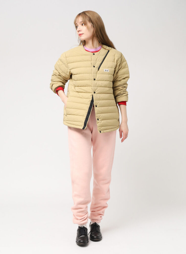 SPRING STYLE SAMPLE】NANGA WHITE LABEL - ダウンカーディガン