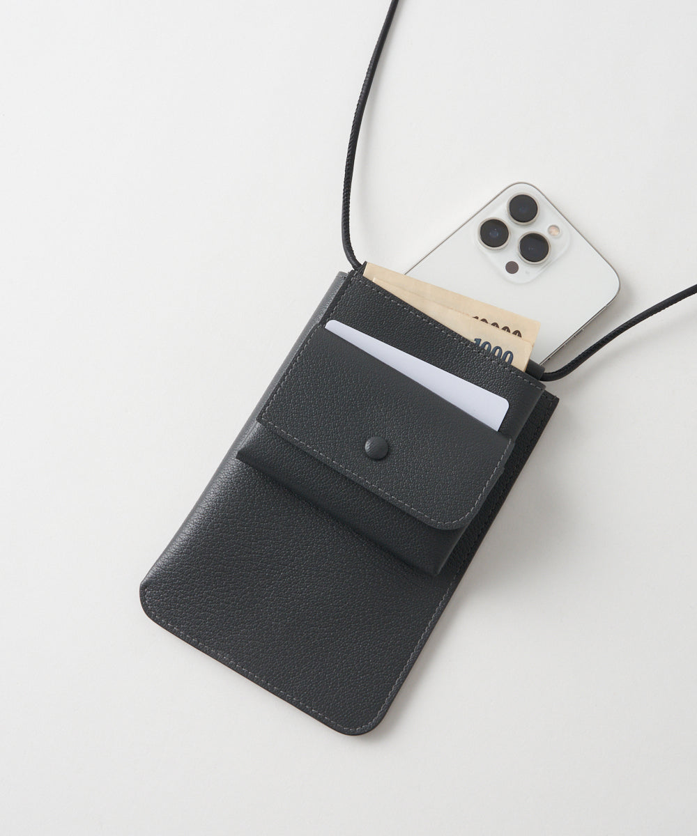 Phone Shoulder Wallet - Gray – MOLINI（モリニ）オフィシャル