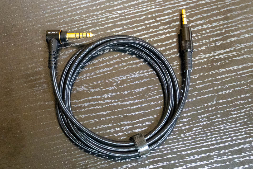 SONY MDR-MV1 バランスケーブルセット 部品ソニーモニターヘッドホン