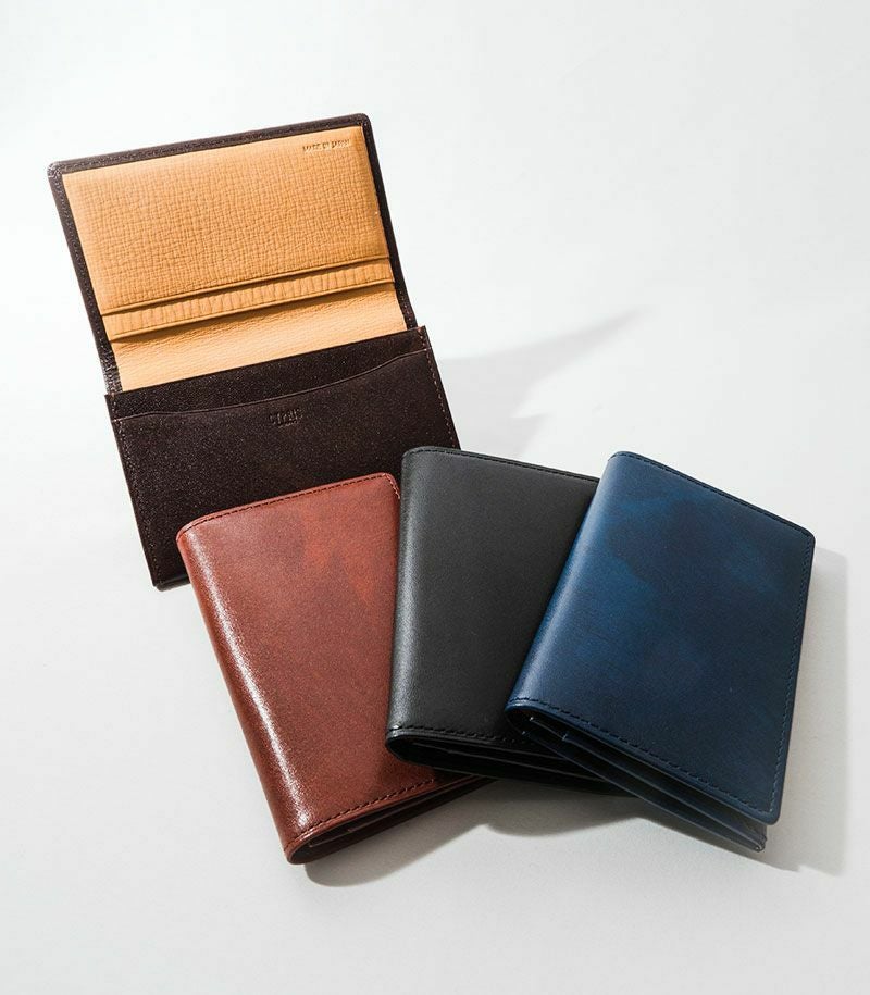 ササマチ名刺入れ｜シラサギレザー |革製品CYPRIS（キプリス）公式