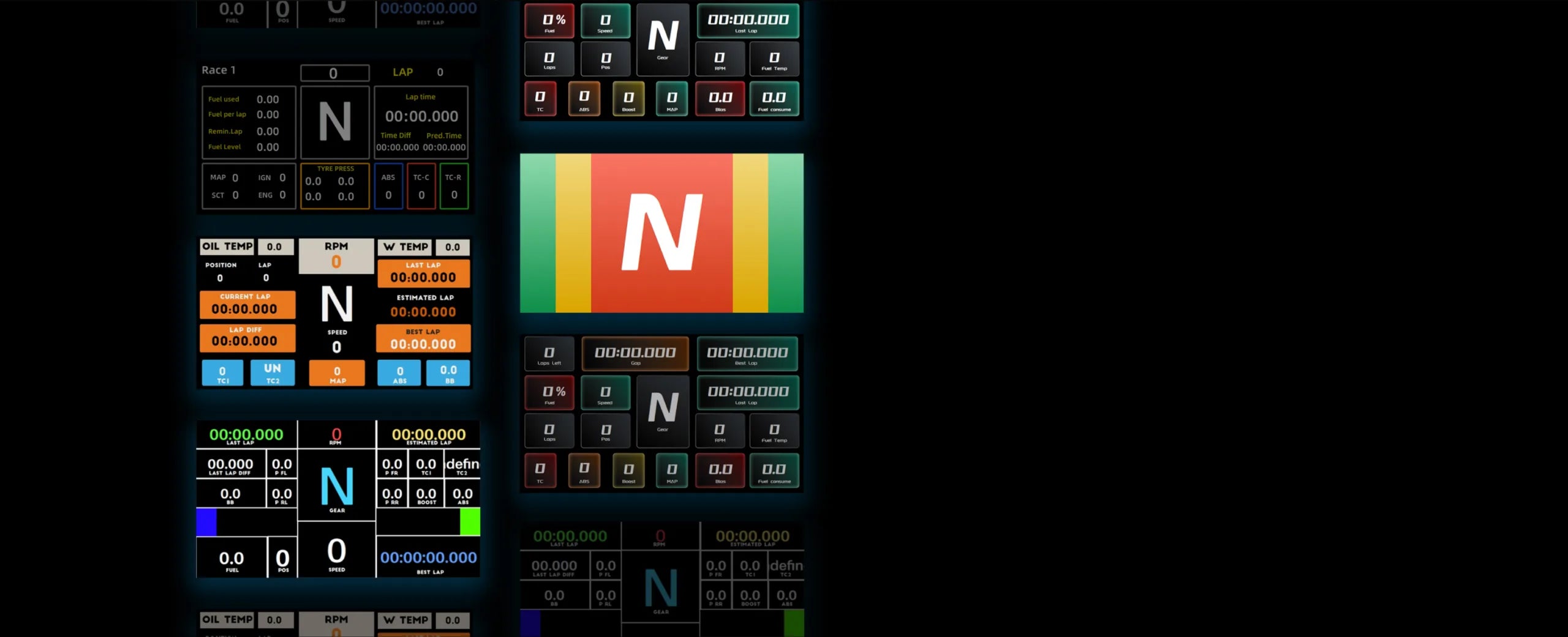 MOZA CM2 HD Racing Dash – Customizable Sim Racing Dashboard – MOZA