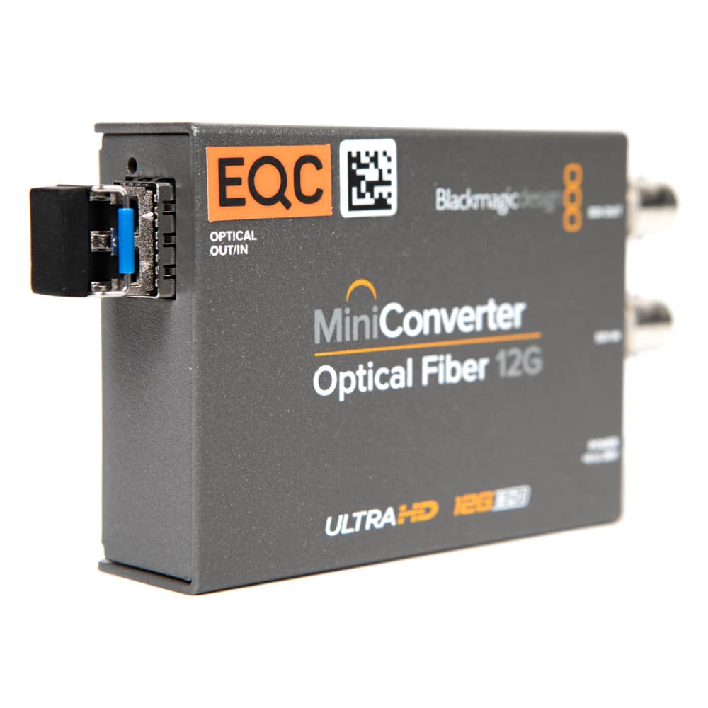 Rent Blackmagic Design Mini Converter Optical Fiber 12G I
