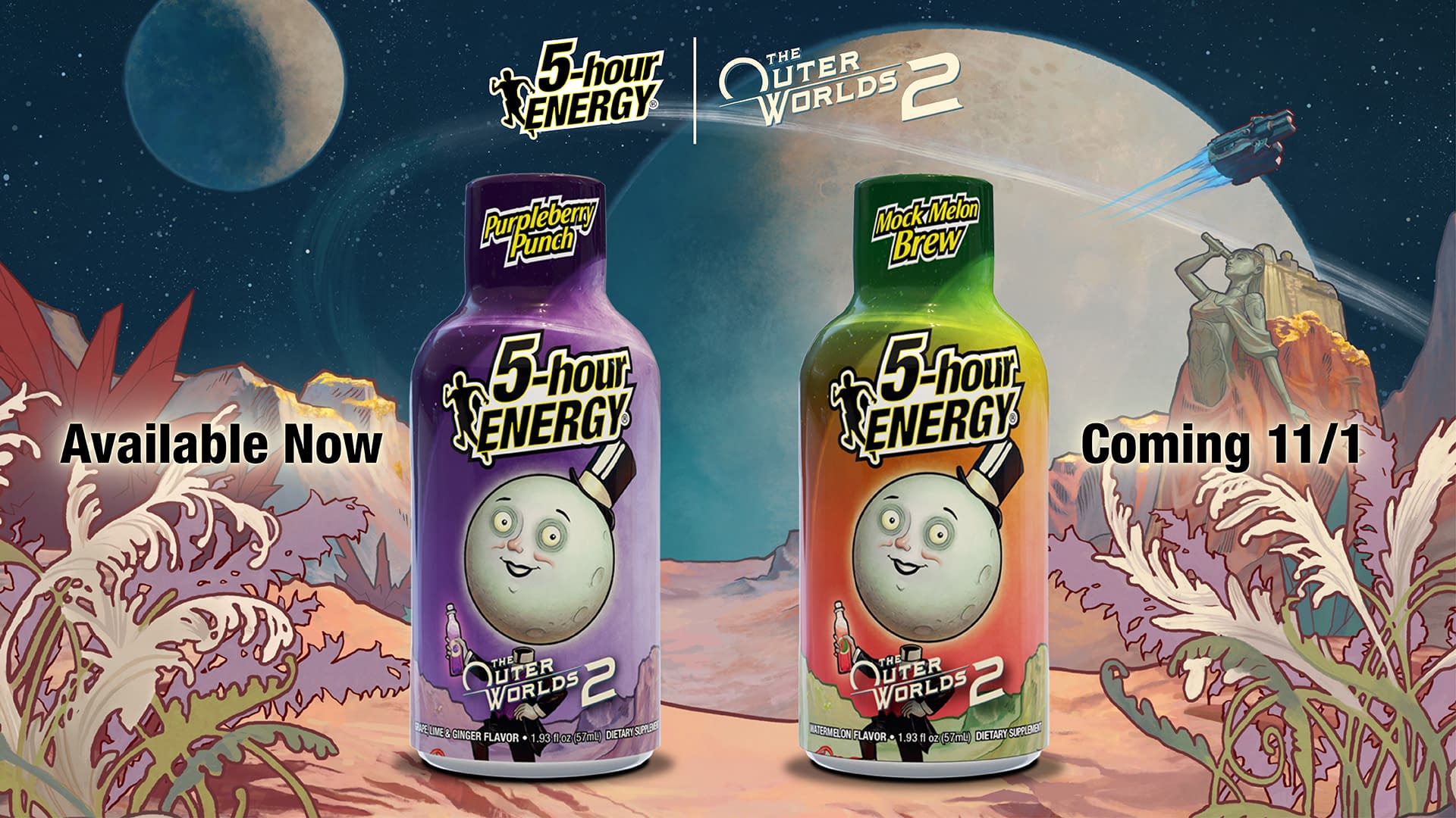 5-Hour Energy Reveals Two Flavors Tied To The Outer Worlds 2