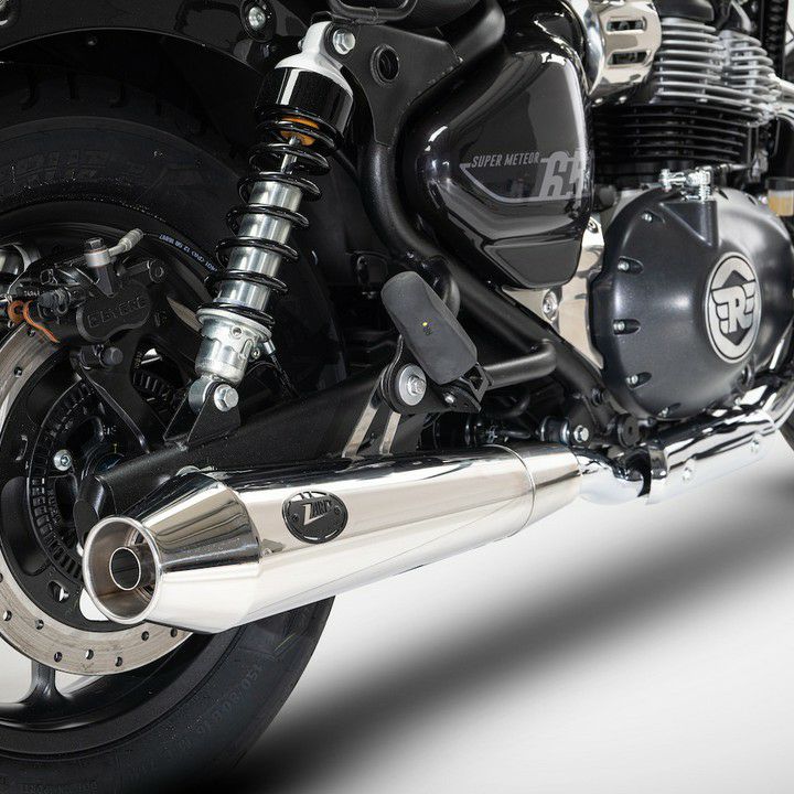 スーパーメテオ650 23- スリップオンマフラー Eマーク付き ZARD