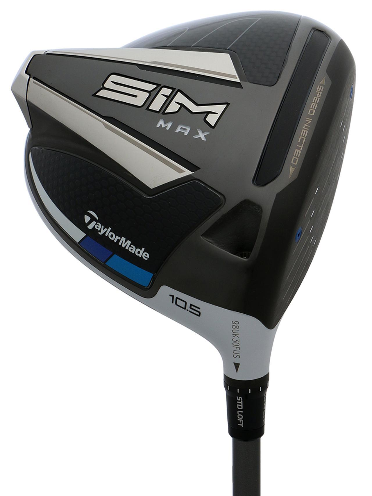 SIM MAX ドライバー テーラーメイド】ツイストフェース、空力シェイプ