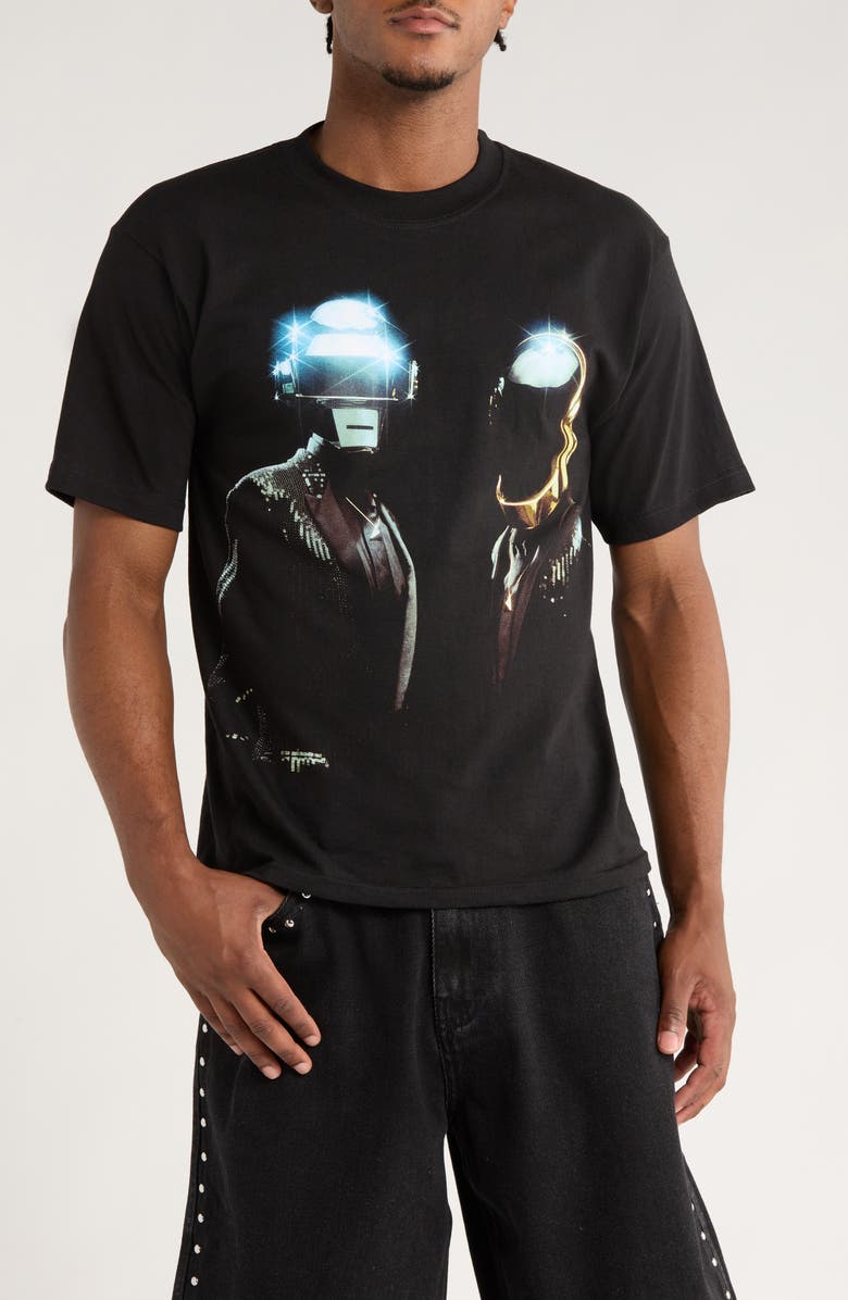 PLEASURES x Daft Punk Duo Cotton Graphic T-Shirt | Nordstrom